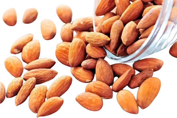 JS90 FOODS 1Kg Badam Giri | Premium Almond Kernels | Normal size , Rich in Protein & Fiber | Supports Brain & Heart Health | Perfect for Snacking, Baking & Shakes | Naturally Tasty & Crunchy Dry Fruit