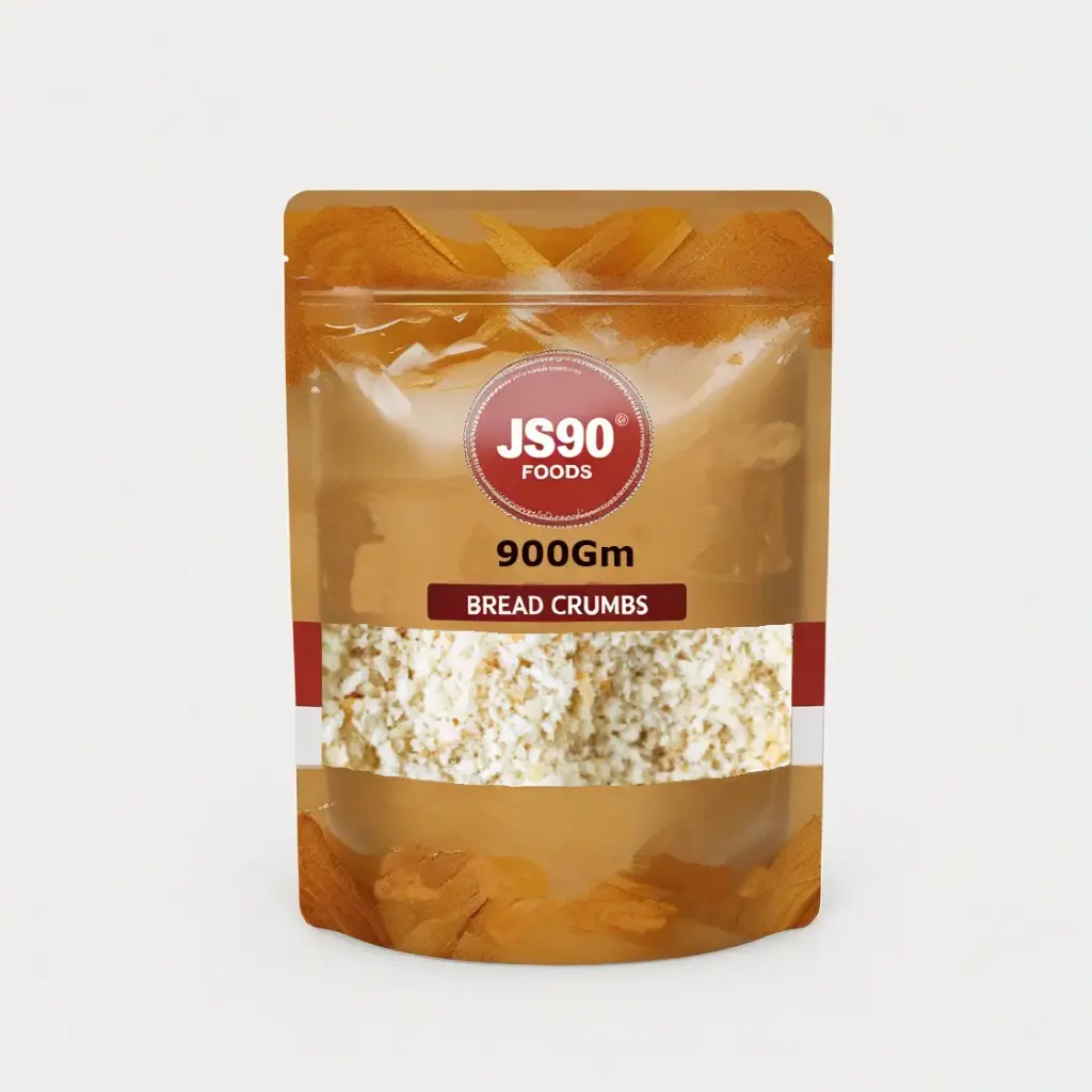 JS90 FOODS 900g Bread Crumbs (Chura) – Crispy Coating for Frying & Baking, Perfect for Cutlets, Nuggets, Tikkis & More