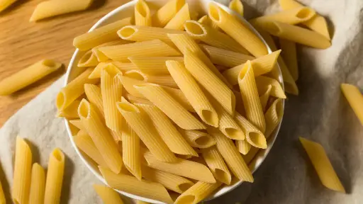 JS90 Foods Pipe Pasta 1Kg – Premium Durum Wheat Penne, Non-Sticky & Perfect for Italian & Indian Recipes, Ideal for White & Red Sauce Pasta