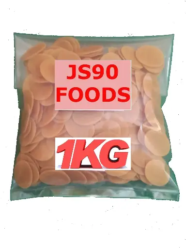 JS90 FOODS 1kg Pani Puri (Golgappa) Ready to Fry – Extra Crispy & Puffy, Perfect for Homemade Chaat, Easy to Fry, Hygienic & Fresh, Golden & Crunchy Puris for Pani Puri, Dahi Puri, Sev Puri & Street-Style Snacks , Contains Approx. 400 Puris