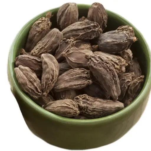 JS90 FOODS 50GM Moti Elaichi | Badi Elaichi | Big Cardamom Whole – Aromatic & Flavorful Spice for Cooking, Tea, and Masala Blends , KALI .
